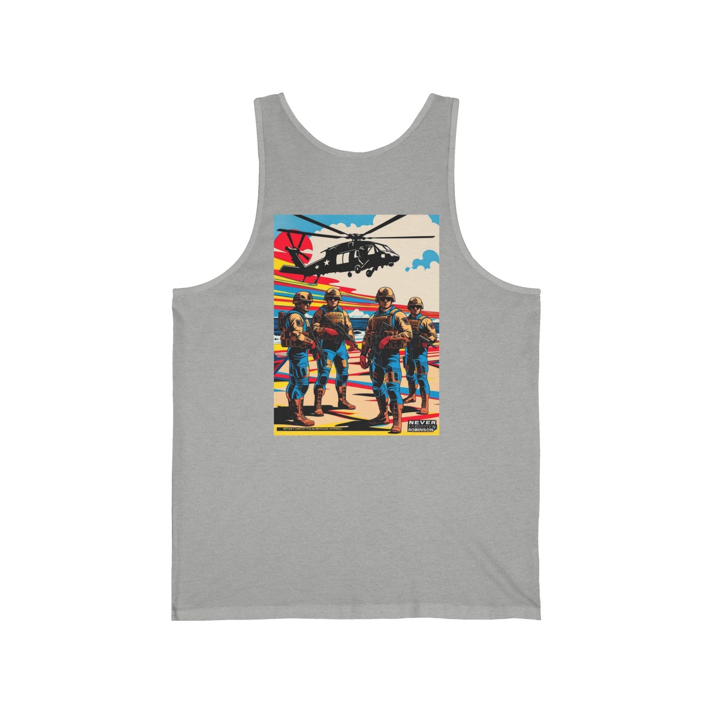 Tank Top - Tactical Beach Day Unisex Jersey Tank