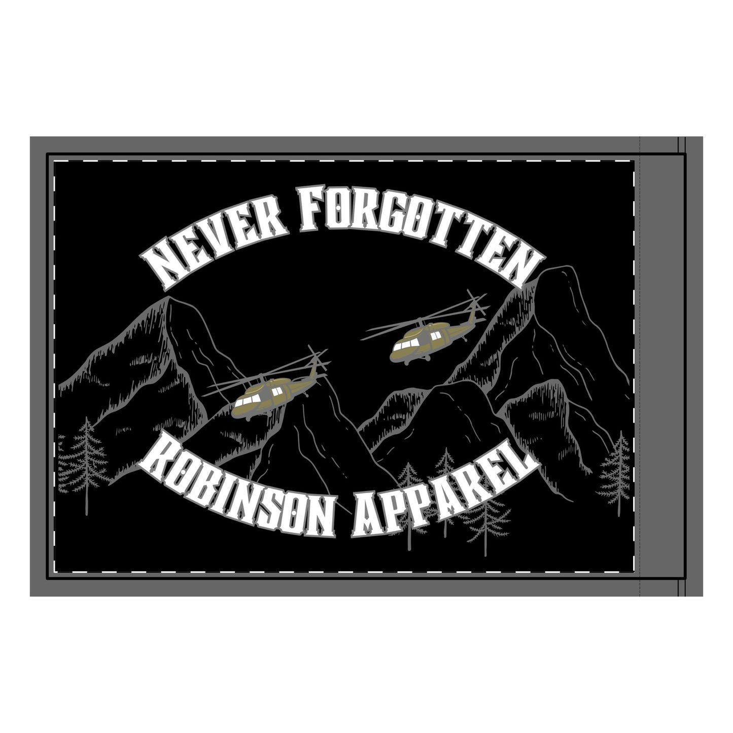 Never Forgotten Robinson Double-Sided Flag