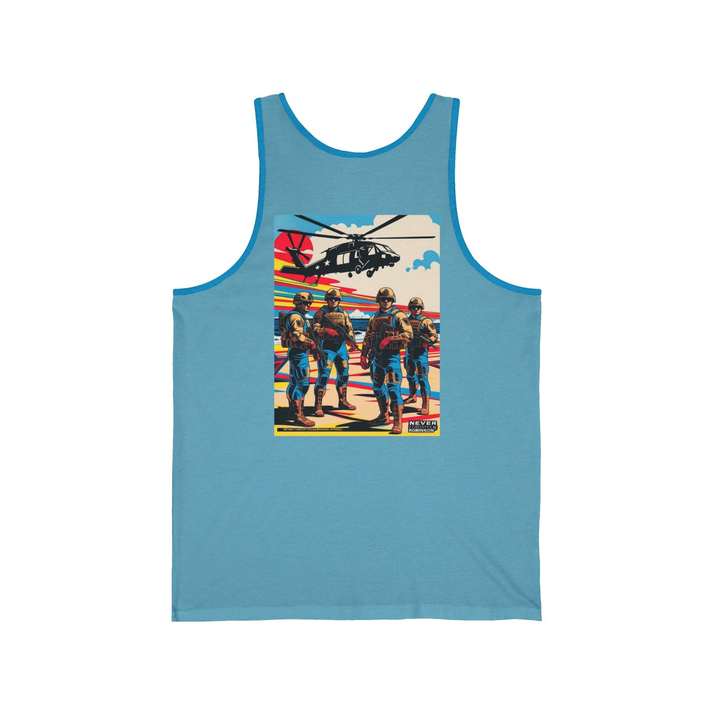 Tank Top - Tactical Beach Day Unisex Jersey Tank