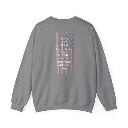 In memory of Sgt Michael S Robinson Unisex Heavy Blend™ Crewneck Sweatshirt