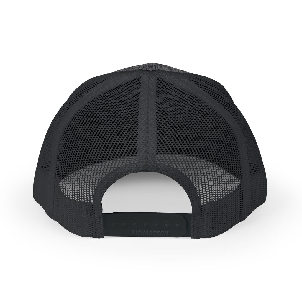 NFRobinson Apparel Trucker Cap — White Snapback Mesh Hat with Bold Brush Logo