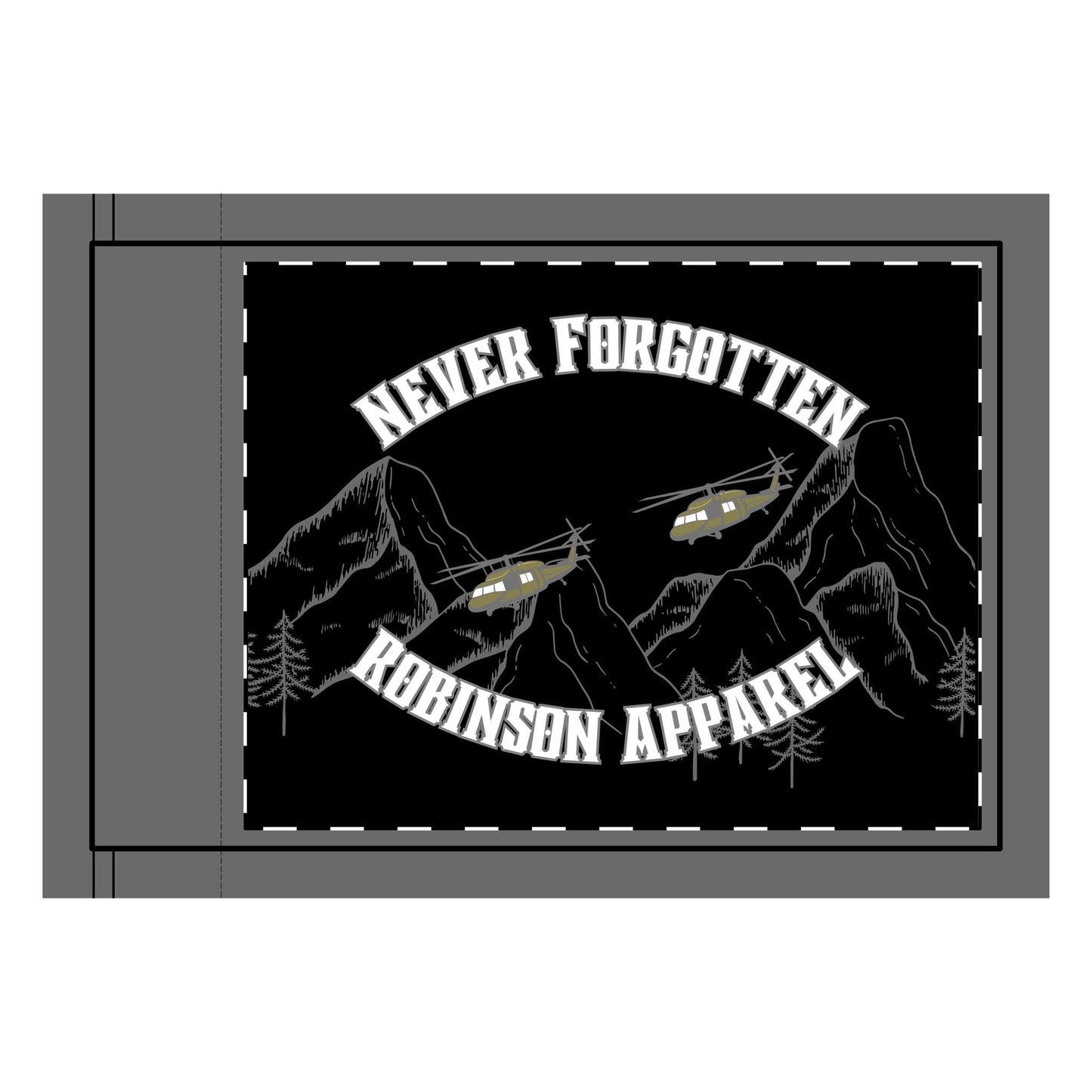 Never Forgotten Robinson Double-Sided Flag