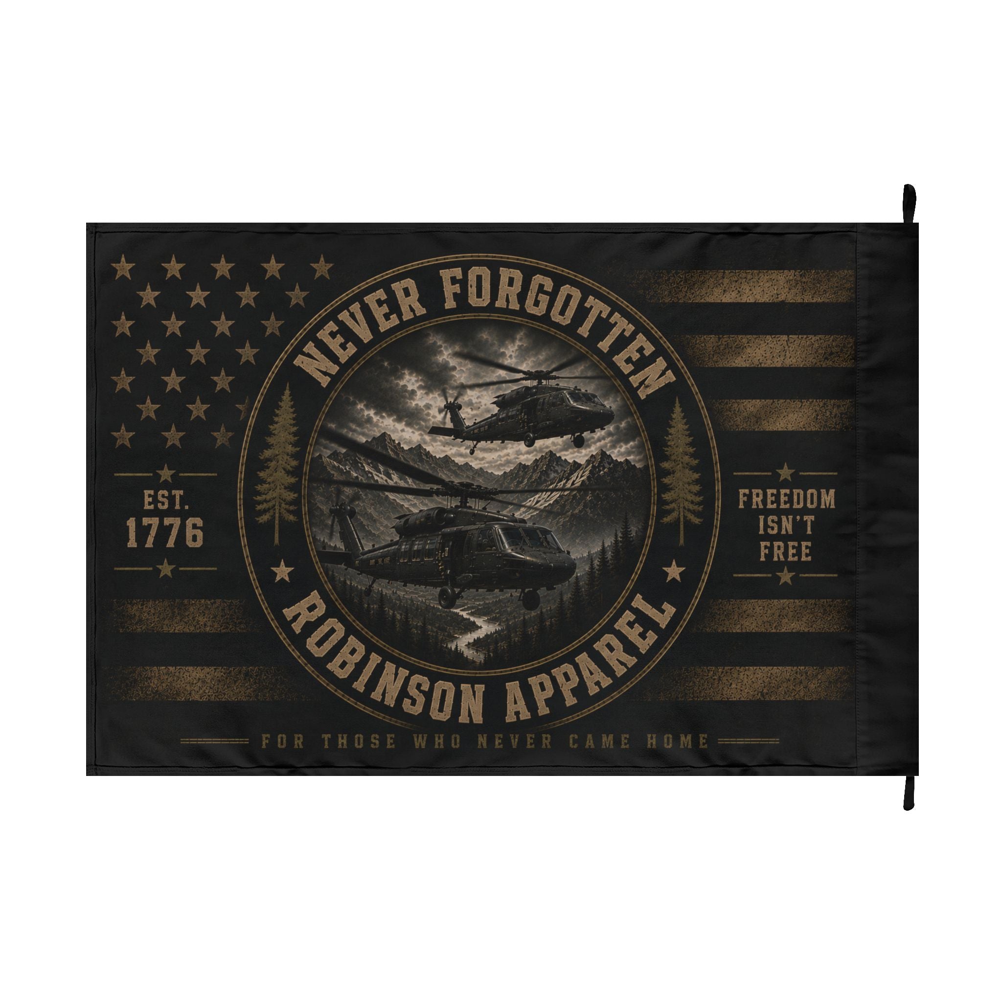 Never Forgotten Robinson Double-Sided Flag