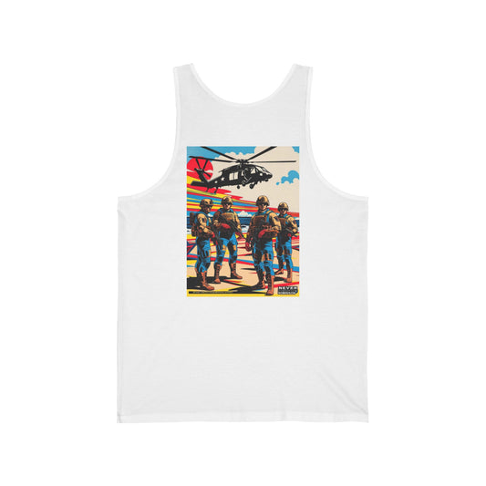 Tank Top - Tactical Beach Day Unisex Jersey Tank