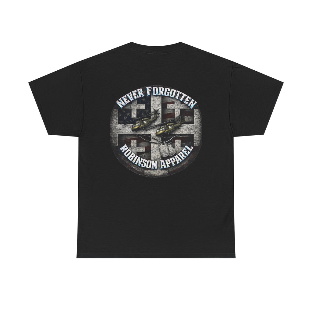 Never Forgotten Memorial Tee — Robinson Apparel Military Tribute Shirt