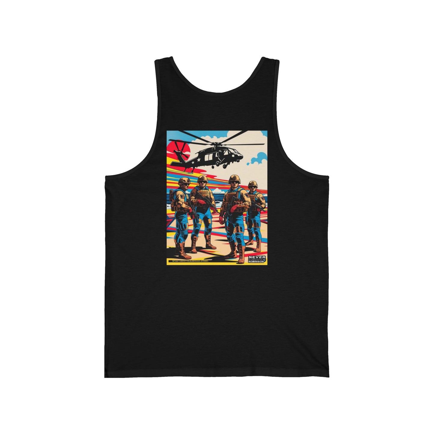 Tank Top - Tactical Beach Day Unisex Jersey Tank