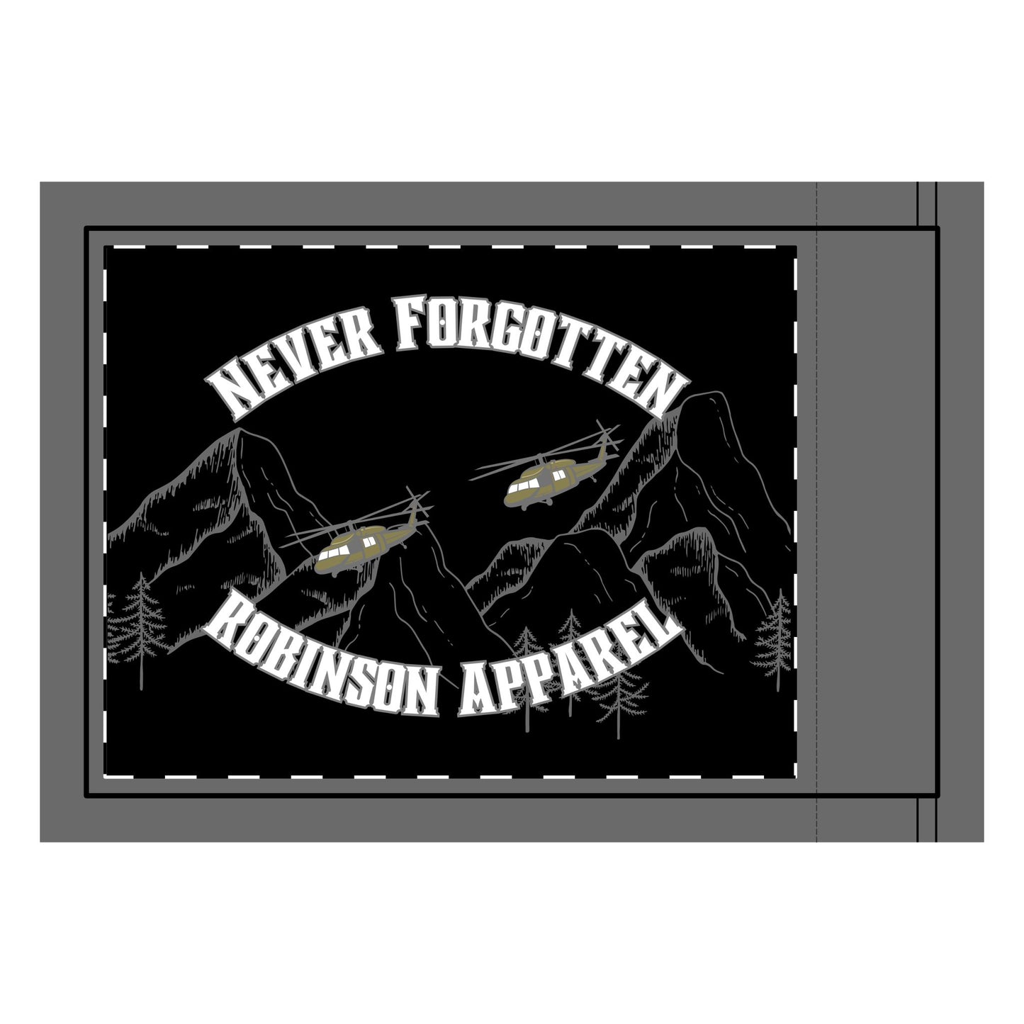 Never Forgotten Robinson Double-Sided Flag