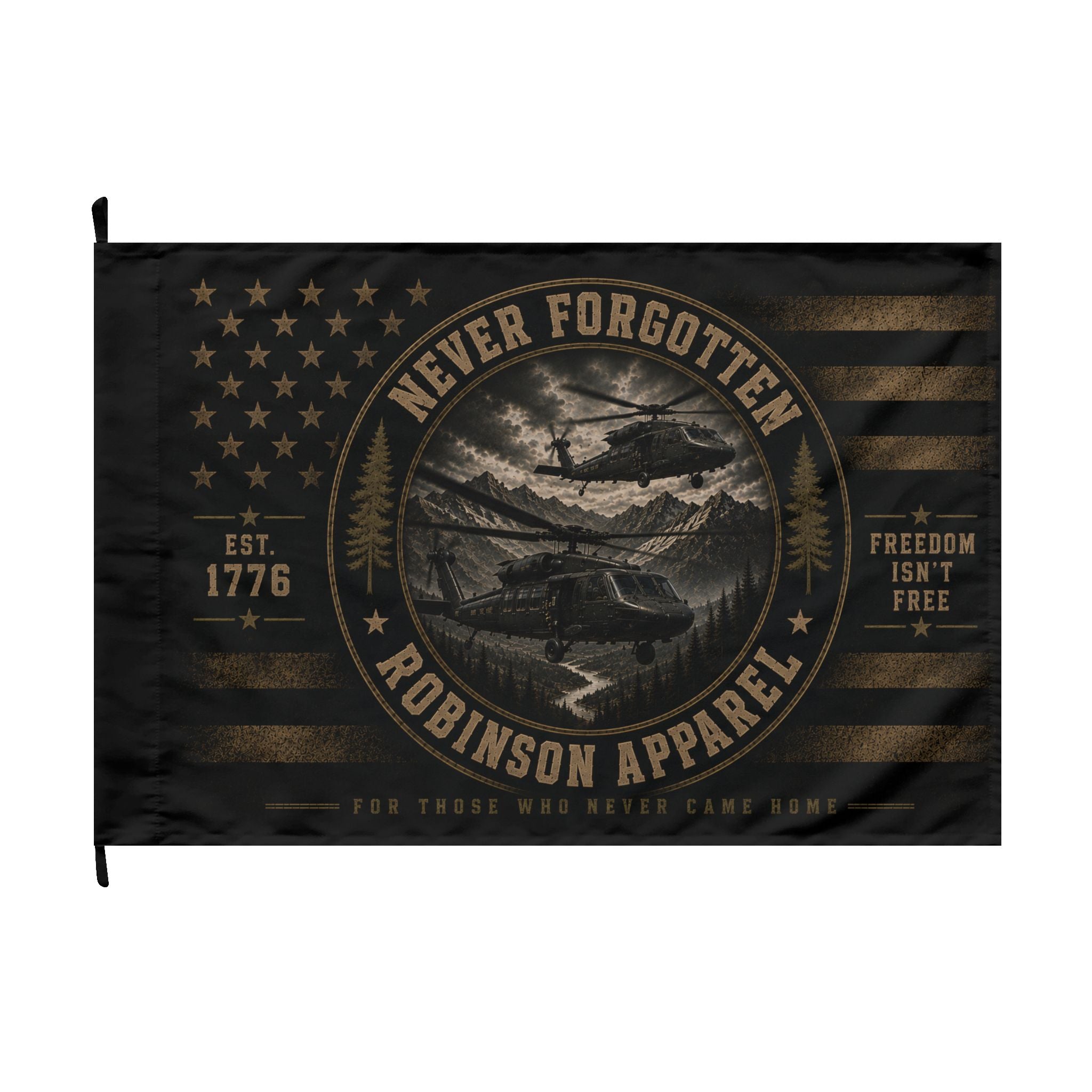 Never Forgotten Robinson Double-Sided Flag