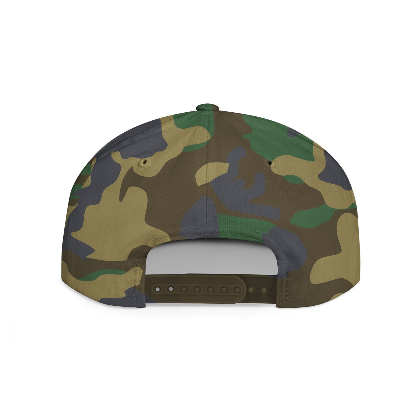 NFR Skull Flame Flat Bill Snapback Hat