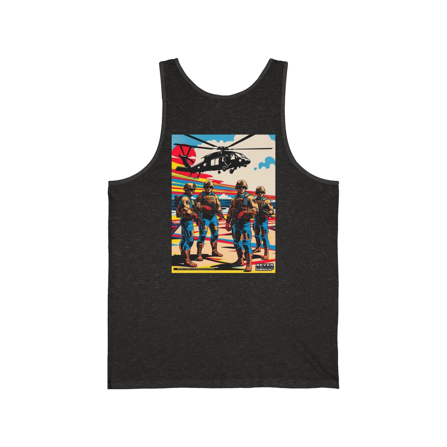 Tank Top - Tactical Beach Day Unisex Jersey Tank