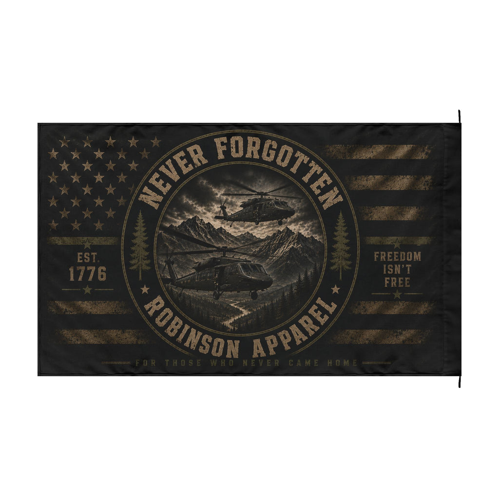 Never Forgotten Robinson Double-Sided Flag