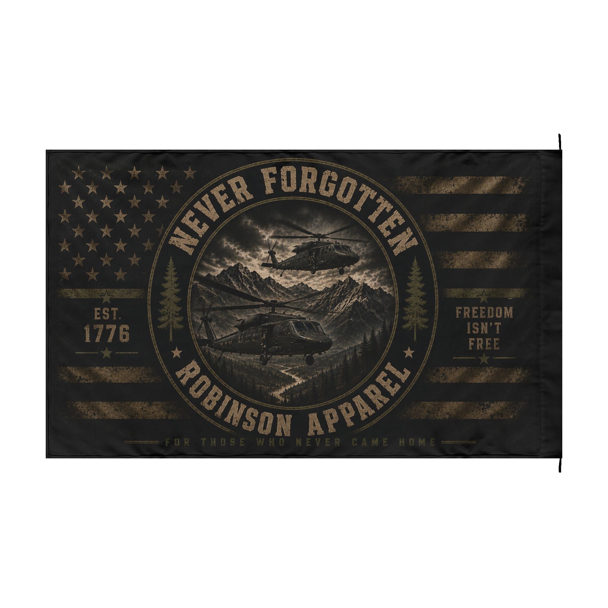 Never Forgotten Robinson Double-Sided Flag