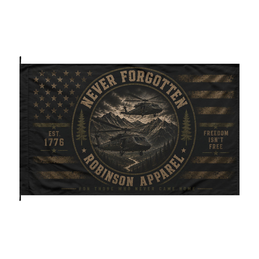Never Forgotten Robinson Double-Sided Flag