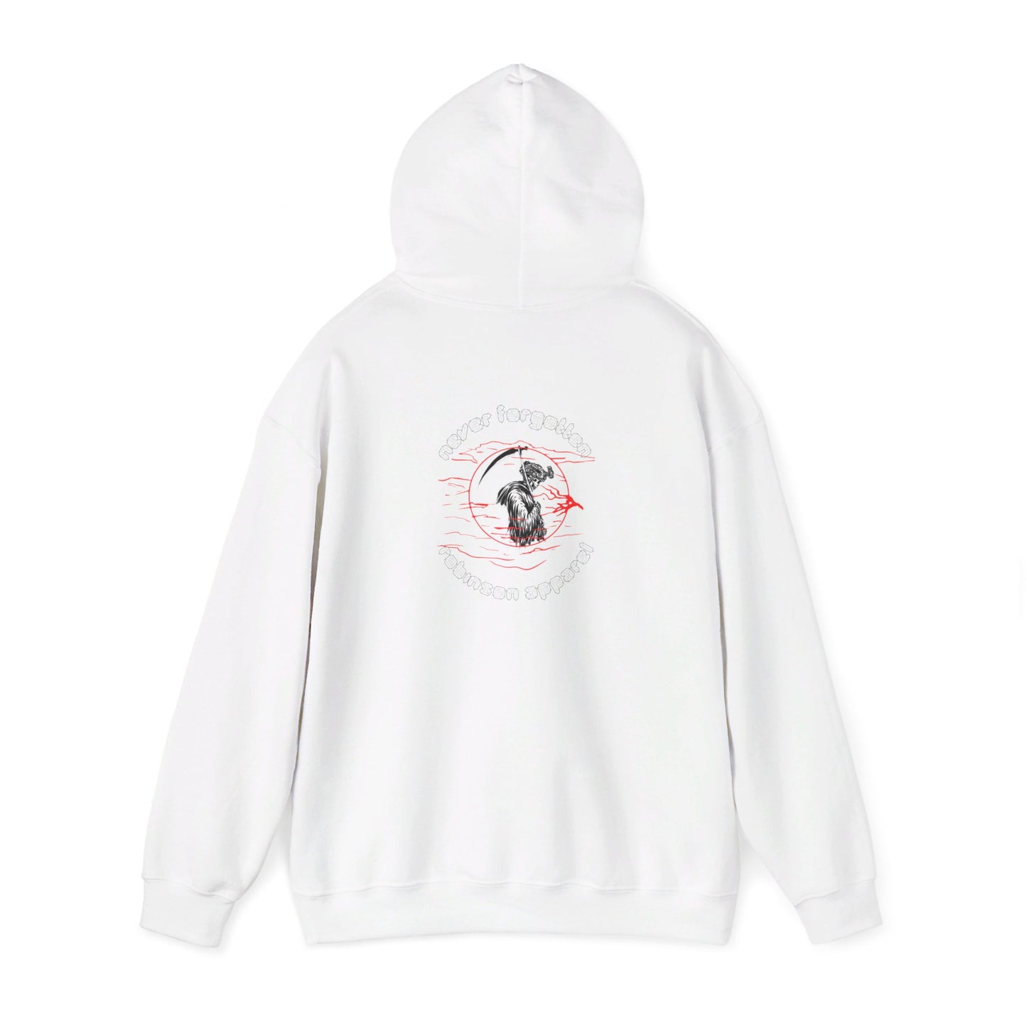 Reaper in the Storm hoodie White/Miltary Green