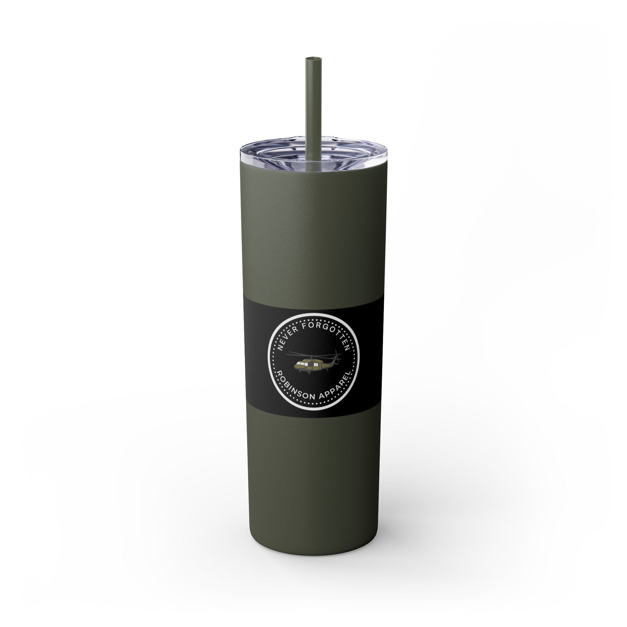 NFRobinson Skinny Tumbler with Straw, 20oz, 19 colors to choose from!