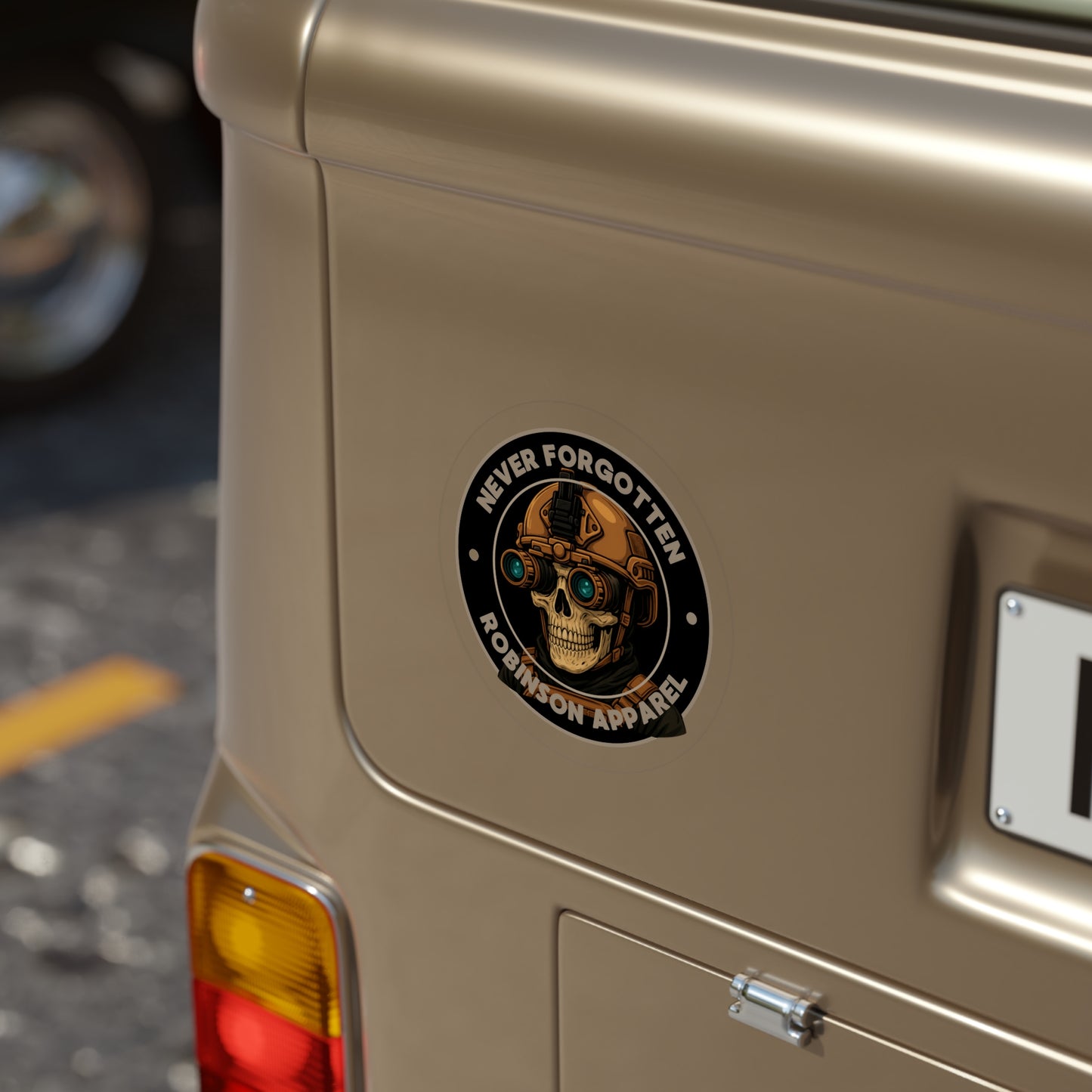 Never Forgotten, Vehicle Decal, Adventure Travel Sticker, Waterproof Removable [...]