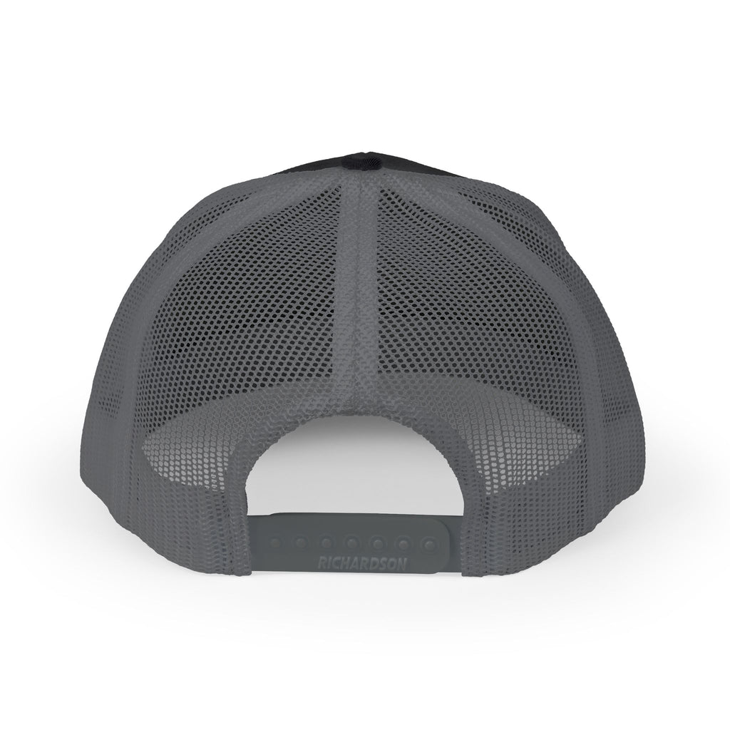 NFRobinson Apparel Trucker Cap — White Snapback Mesh Hat with Bold Brush Logo
