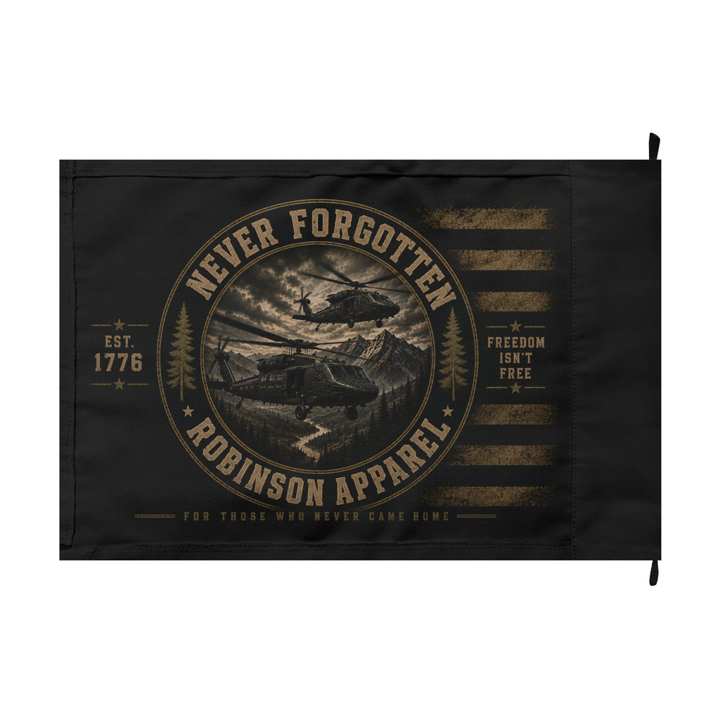 Never Forgotten Robinson Double-Sided Flag
