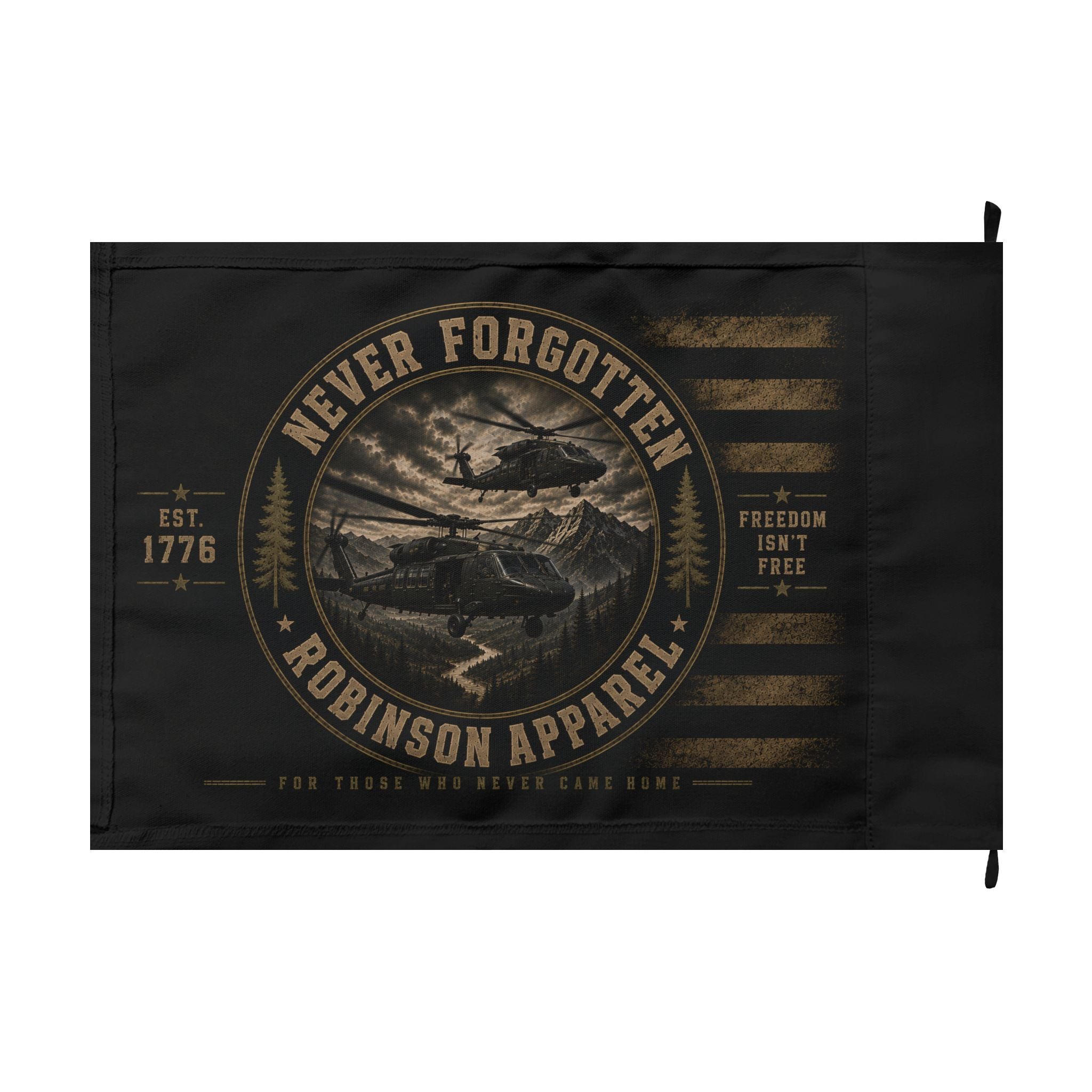 Never Forgotten Robinson Double-Sided Flag
