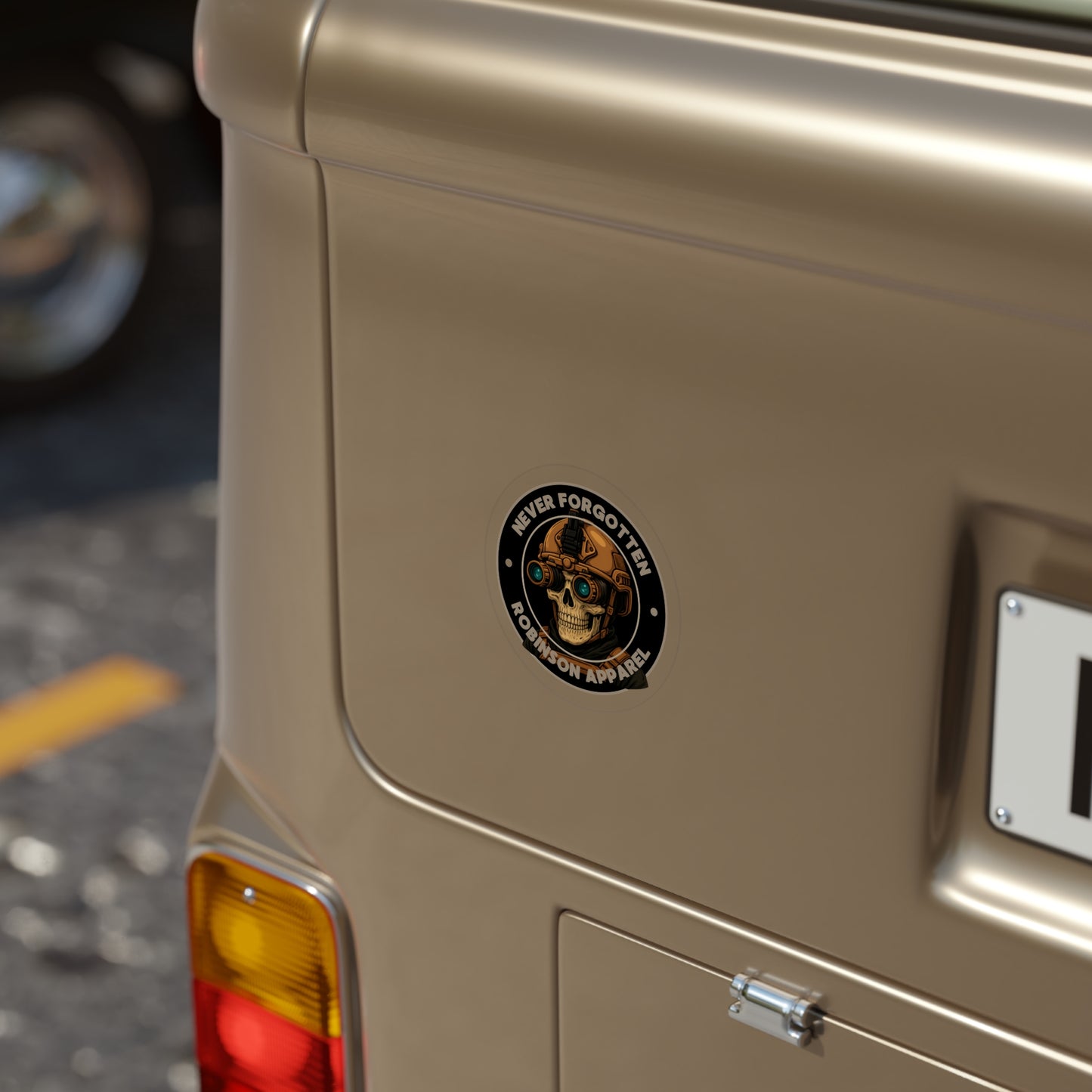 Never Forgotten, Vehicle Decal, Adventure Travel Sticker, Waterproof Removable [...]