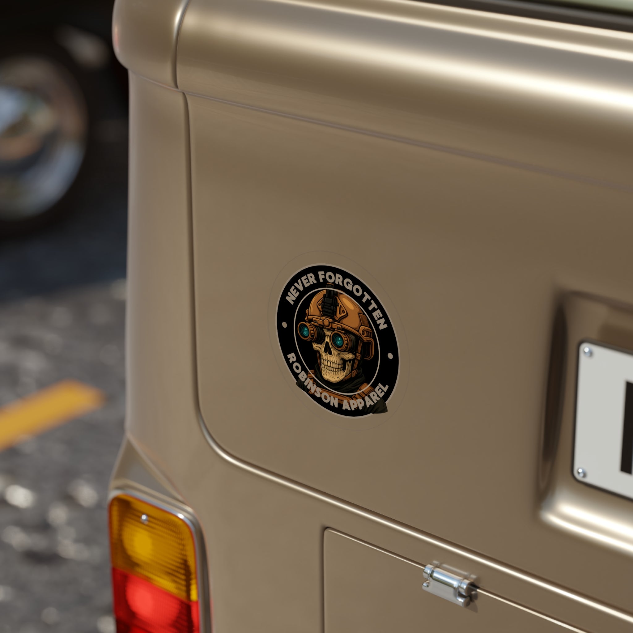 Never Forgotten, Vehicle Decal, Adventure Travel Sticker, Waterproof Removable [...]
